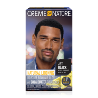 HAIR COLOR FOR MEN Natural Looking Moisture-Rich* Liquid Hair Color with Shea Butter Conditioner Jet Black