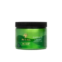 curl color emerald green