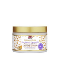 MOISTURE MIRACLE SHEA BUTTER & FLAXSEED OIL CURLING CREAM
