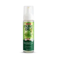ORS OLIVE OIL HOLD & SHINE WRAP SET MOUSSE INFUSED WITH COCONUT OIL FOR RESTORATIVE SHINE